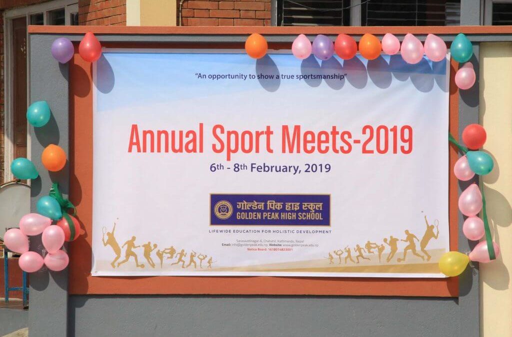 Sports banner 2019 from 6th-8th february