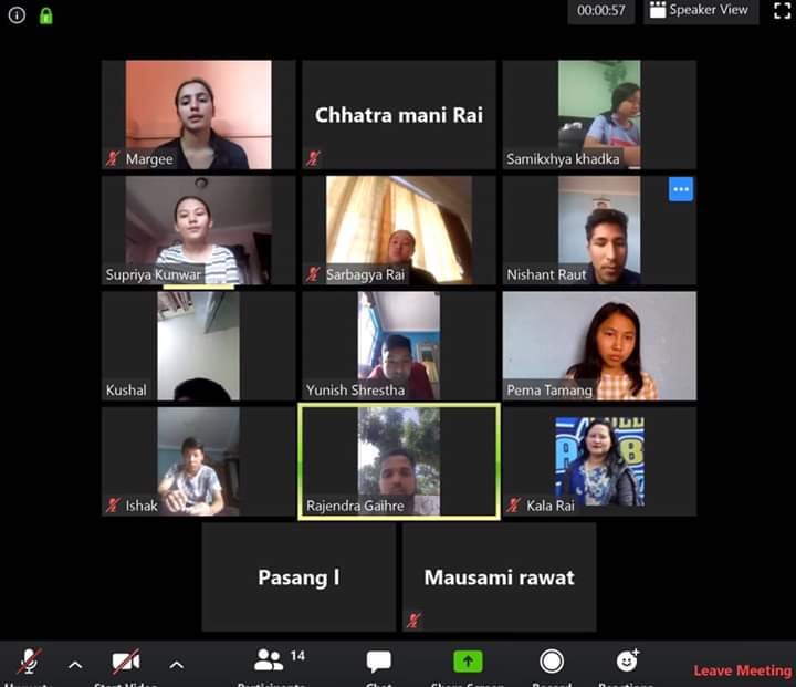 Online Virtual Class by GOLDEN PEAK HIGH SCHOOL from Zoom Cloud Meeting App