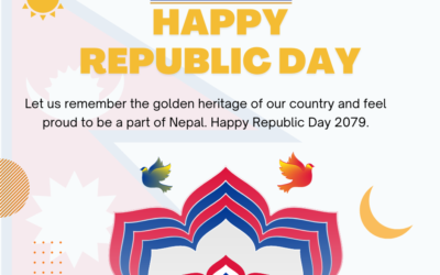Marking Republic Day in Nepal